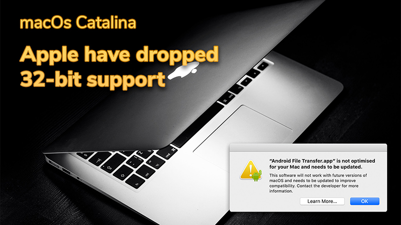 Apple have dropped 32-bit support with macOS Catalina featured image